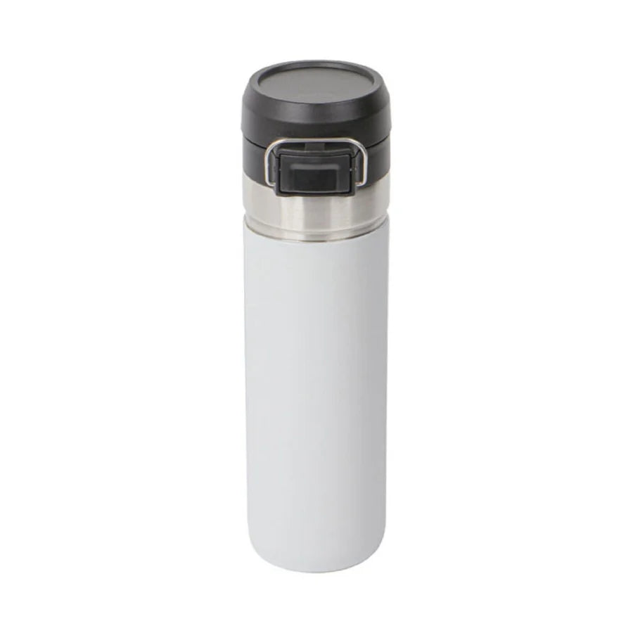 Kilitli Kapak Termos 700 ml Beyaz logo baskılı promosyon termos