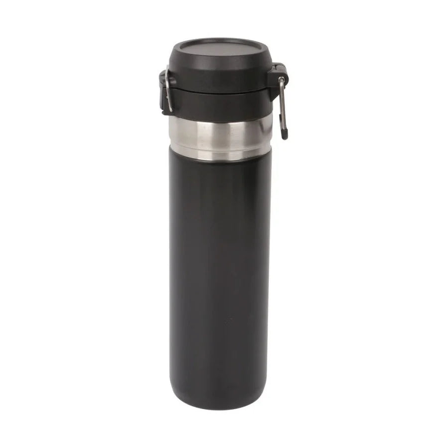 Kilitli Kapak Termos 700 ml Siyah logo baskılı promosyon termos