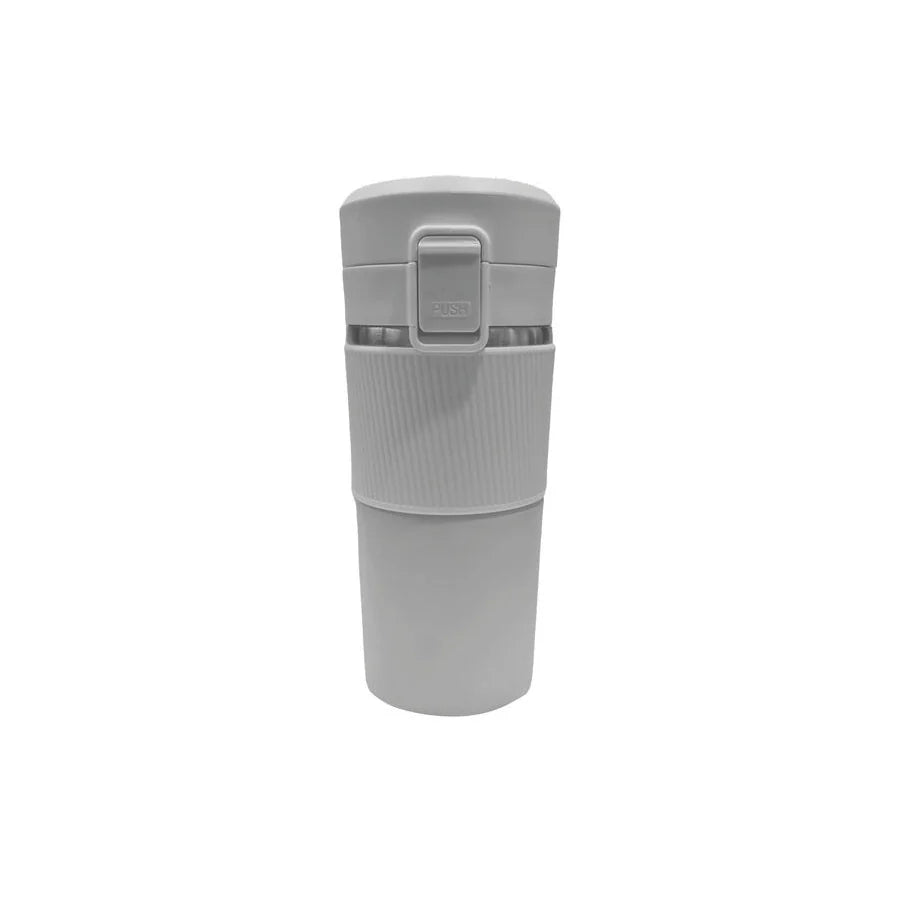 Kupa Çelik Bardak 400 ml Beyaz logo baskılı promosyon termos