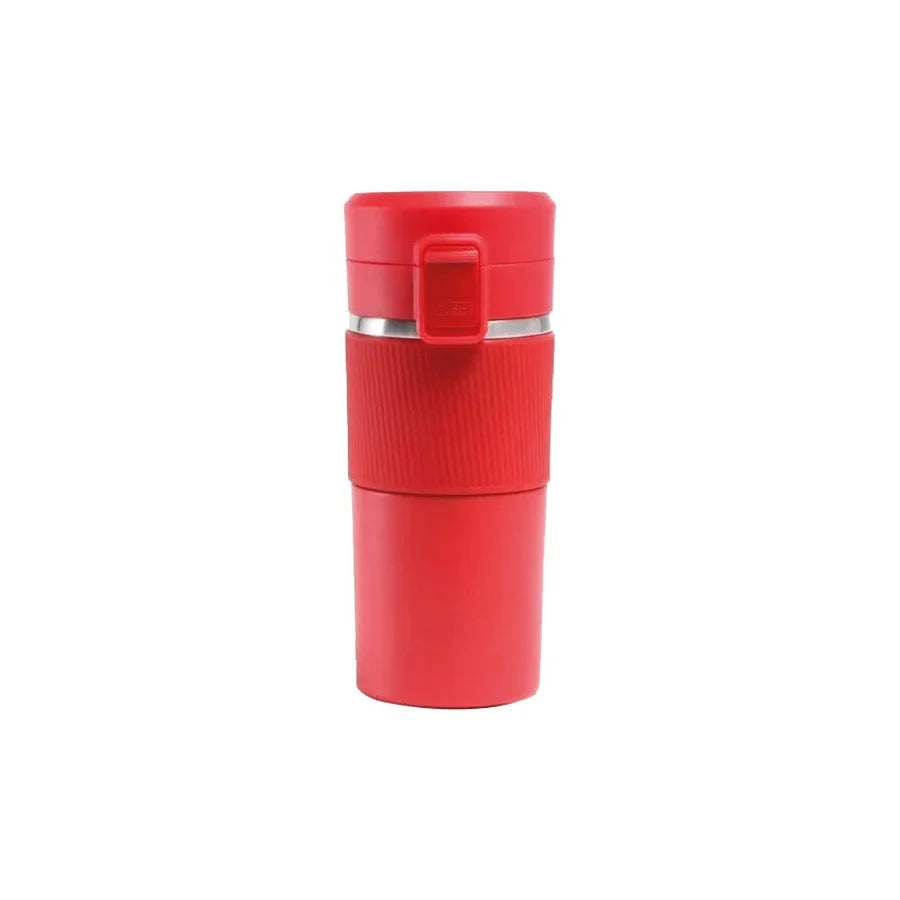 Kupa Çelik Bardak 400 ml Kırmızı logo baskılı promosyon termos