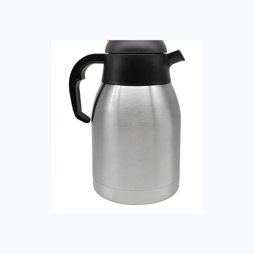 Termos 1.500 ml. Gümüş logo baskılı promosyon termos
