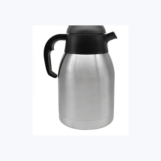 Termos 1.500 ml. Gümüş logo baskılı promosyon termos