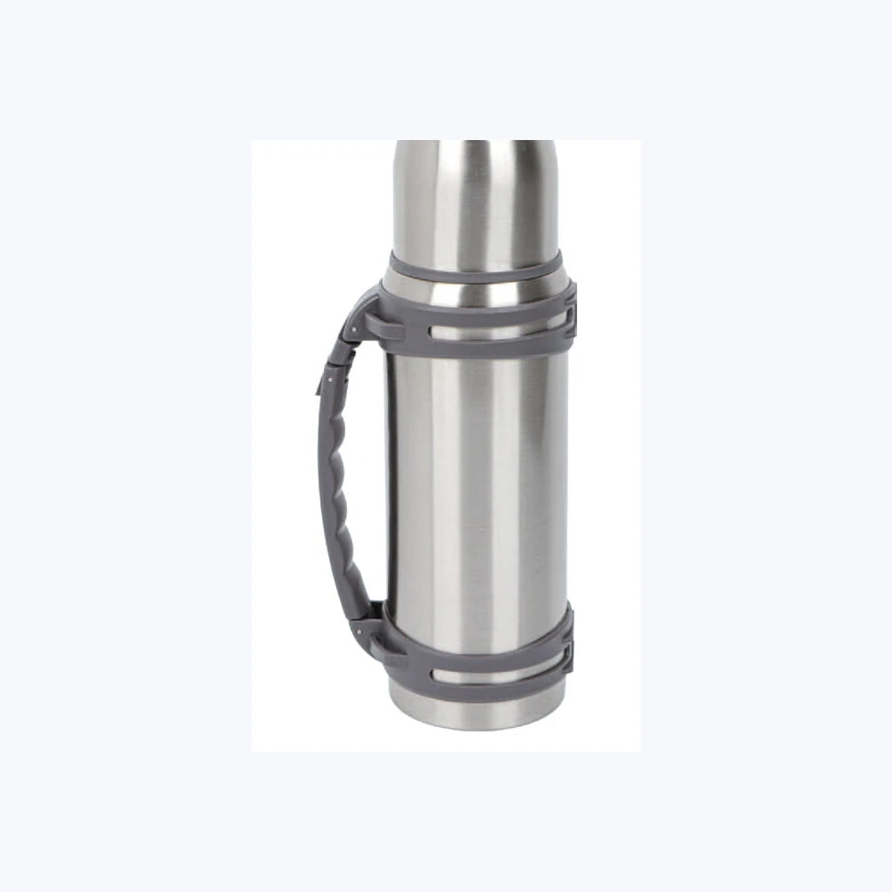 Termos 1.300 ml. Gümüş logo baskılı promosyon termos