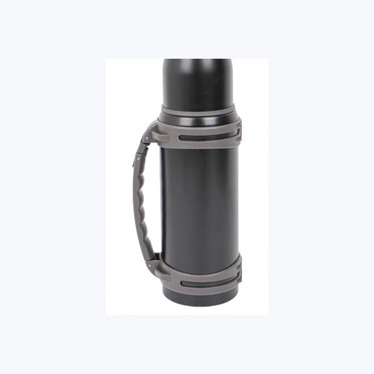 Termos 1.300 ml. Siyah logo baskılı promosyon termos