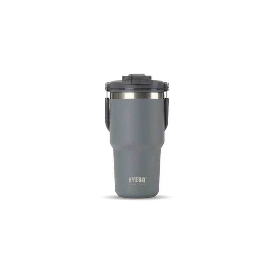 Tyeso Dailyneed Termos Gri 600 ml logo baskılı promosyon termos