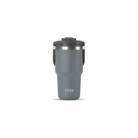Tyeso Dailyneed Termos Gri 600 ml logo baskılı promosyon termos