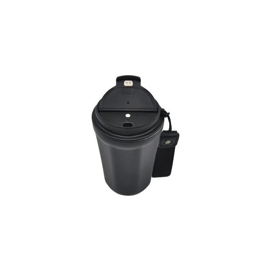 Dereceli Kupa Çelik Bardak 380 ml Siyah logo baskılı promosyon termos