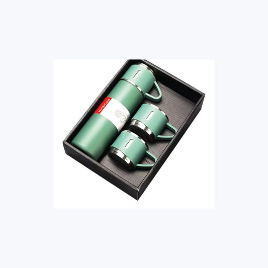 Termos Set 500 ml Yeşil logo baskılı promosyon termos