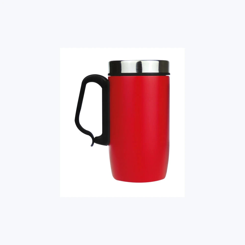 Kupa Çelik Bardak 240 ml Mat Kırmızı logo baskılı promosyon termos