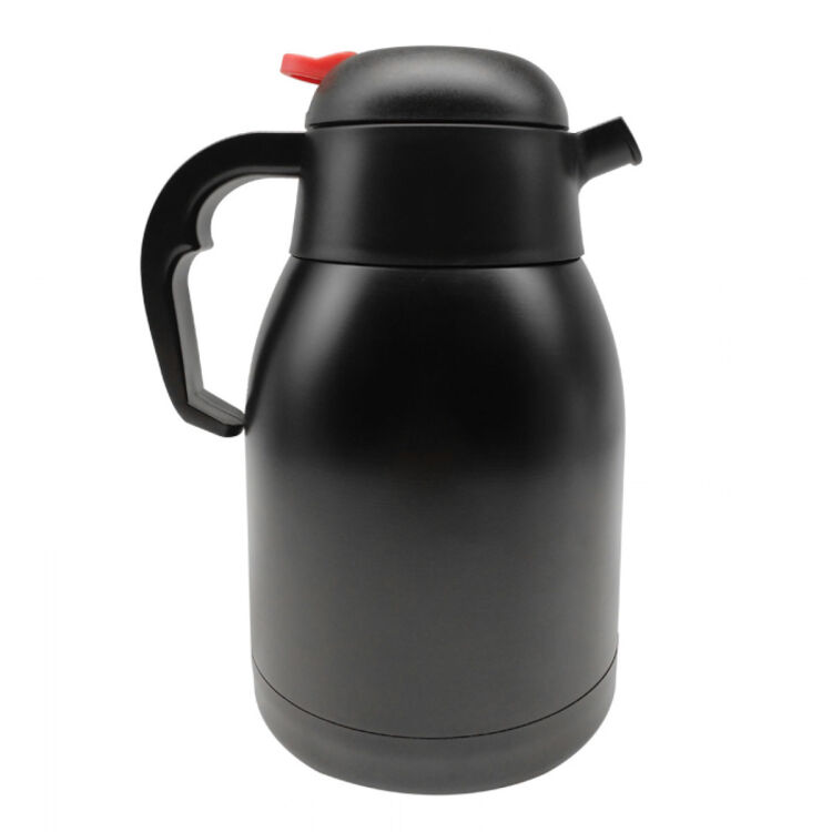 Termos 1500 ml Siyah – logo baskılı promosyon vakumlu termos