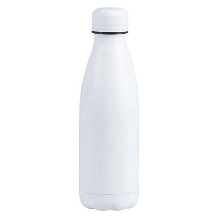Şişe Termos 500 ml Beyaz – logo baskılı promosyon vakumlu termos