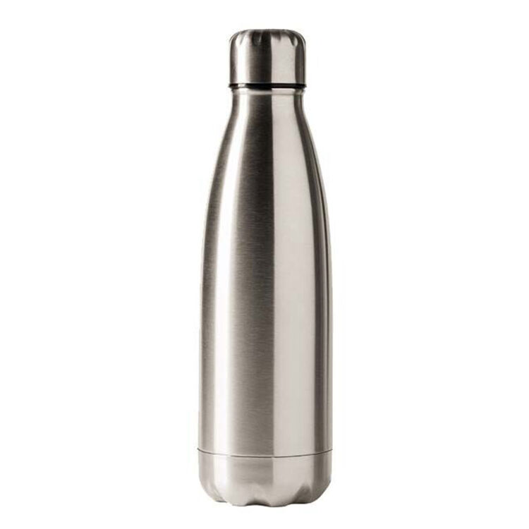 Şişe Termos 500 ml Gümüş – logo baskılı promosyon vakumlu termos