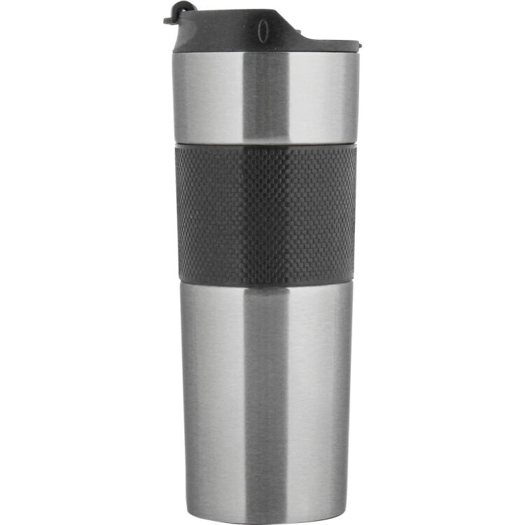 French Press Termos 500 ml Gümüş – logo baskılı promosyon french press termos